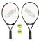 Stiga 77-4620-21, Svart, Orange, Gjuten aluminium, 2 styck, Tennisboll