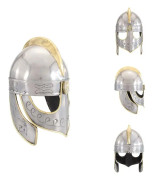 The Living Store Beowulf-hjälm för LARP silver stål