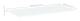 Hyllplan 4 st vit 80x40x1,5 cm spånskiva