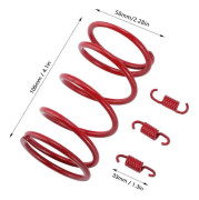 SALALIS Kopplingsfjäder Ersättning 1000RPM racing vridmoment fjäderkopplingsfjädrar för GY6 motor auto kit
