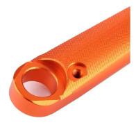 SALALIS Motorcykelsidoställ Aluminiumlegering Parkeringssidoställ Lämplig för bilöverdrag Orange