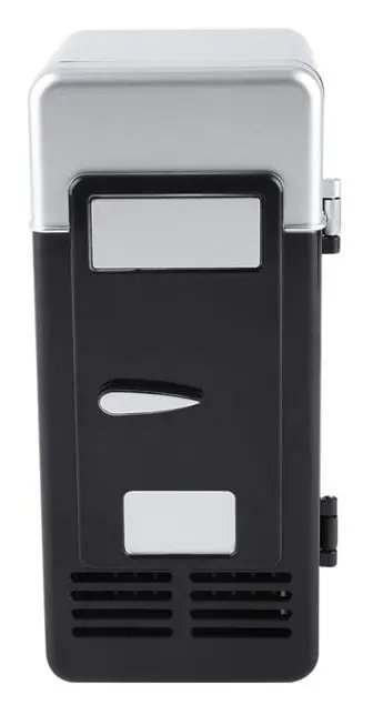 SALALIS Bärbart Kylskåp USB Mini Kylskåp LED USB Kylskåp Dryckesburkar Hushållsapparater Kylskåp