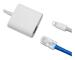 SALALIS 2-i-1 Network Hub Rj45 Nk-1035 Ethernet Converter 10 - 100Lan för iOS 11Pro