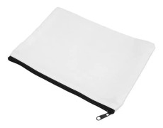 SALALIS gör-det-själv-väska 10 st vit canvas-väska 7,8x5,7 tum mjuk lätt utjämnande dragkedja gör-det-själv-paket