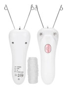 SALALIS Face Threading Pilator Elektrisk Threading Pilator USB Charge Bomullstråd Pilator Beauty Wax Pink