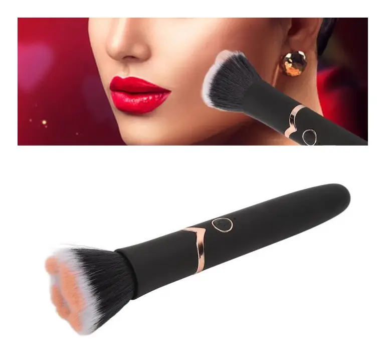 SALALIS Sminkborste Sminkborste Blush Lös pulverborste 10 hastigheter Vibration Hushållsapparat