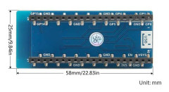 SALALIS WiFi-expansionskort för Pico ESP8266 WiFi-modul, baserat på ESP8266, stöder TCP-UDP-protokoll