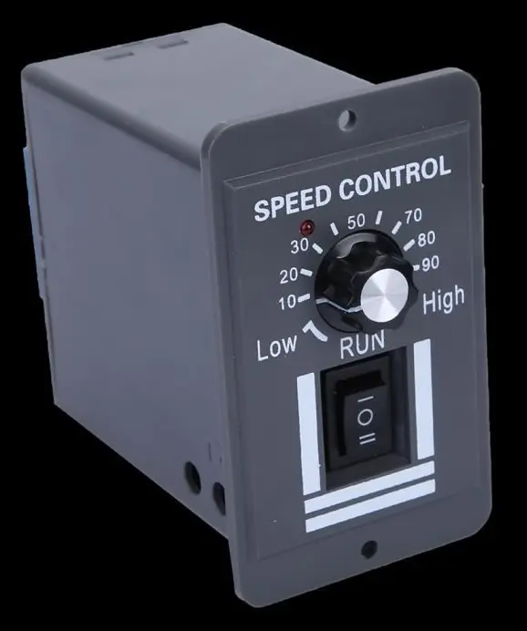SALALIS-DC Motorhastighetsregulator DC-borstmotorhastighetsregulator 12-60V 40A PWM Elektrisk hårdvara