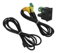 SALALIS USB AUX Switch Kabeladapter AUX USB Switch Kabeladapter Bilstereo MP3 WMA WAV Ersättning för