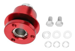 Omabeta rattnav 310-101 360° snabbkoppling rattnav Adaptersats för 310-101 (röd) Motorcykelratt röd