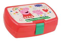 Barnsnacklåda - JEMINI - Jemini Peppa Pig - Röd - H.6.5 x L.17 x D.13.5 CM - Återanvändbar servis