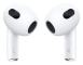 Apple AirPods - 3. generationen - äkta trådlösa hörlurar med mikrofon. - öronspets - Bluetooth - vit | Lightning laddningsfodral