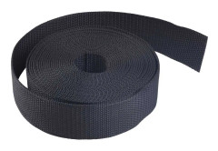 Oms Nylon Webbing Medium Stiffness 2´´ 7.6 M Svart