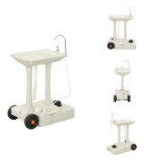 The Living Store Portabelt campinghandfat med tvålpump 35 L