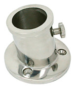 Marine Town Flaggstöd I Rostfritt Stål Silver 68 x 32 x 58 mm