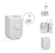 The Living Store Vattendunk med adapter 24 L grå