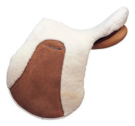 Hispano Hipica Sadelväska I Engelsk Fleece Beige 17-18''