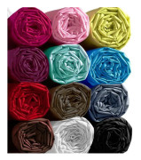 DP135 ROSA VANLIGT PLATTA LAKA 2 PLATSER 240 cm X 300 cm 100% Bomull