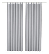 SIMPVALE Set med 2 mörkläggningsgardiner sovrum balkong den grå 140cm*245cm