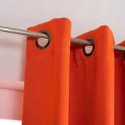 Bazarim.fr- Mörkläggningsgardiner 140x260 cm Orange (Set med 2 paneler)