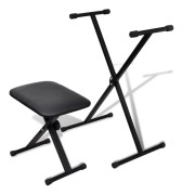 The Living Store Keyboardstativ med pall