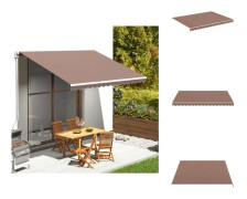 The Living Store Markisväv brun 4x3 m