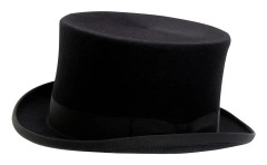 Horka Hög Hatt Dessage Svart 54 cm