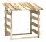 Pergola med tak 100x90x100 cm Impregnerad furu - SALALIS - SP016071