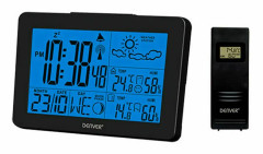 Multifunktionell väderstation Denver Electronics WS-530BLACK Svart Akryl