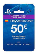 Sony Plånbokskort Live Card 50€ Durchsichtig