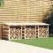 Pergola med tak 3 st 100x90x100 cm Impregnerad furu - SALALIS - SP049929