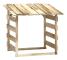 Pergola med tak 4 st 100x90x100 cm Impregnerad furu - SALALIS - SP117771