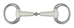 Happy Mouth Snaffle Egg Butt 2 Cm Silver 14.5 cm
