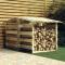 Pergola med tak 2 st 100x90x100 cm Impregnerad furu - SALUTUYA - BD18490