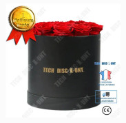 TD® 12 konserverade blommor Present kram hink Rose Handgjord kartongdekoration Alla hjärtans dag present Lätt att bevara