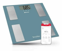 TERRAILLON personvåg - SMART CONNECT BT - elektronisk - analys av kroppssammansättning och BMI - ansluten