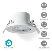 SmartLife Taklampa | Wi-Fi | Varm till cool vit | Rund | Diameter: 52 mm | 360 lm | 2700 - 6500 K | IP20 | Energiklass: F | Android™ / IOS