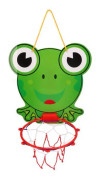 SALALIS Hängande basketkorg Mini hängande basketkorg i plast, med Frog accessoar spelnät