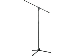 König & Meyer 21060-300-55, Rakt mikrofonstativ, Trefotig, Svart, Stål, 3/8", 92,5 cm