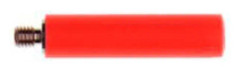Stäubli B4-E-M4-I ROT Skruvadapter Gängad bult M4 - Bussning 4 mm Röd 1 st