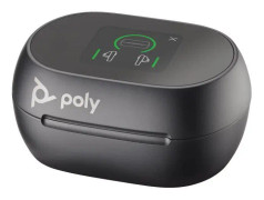 HP Poly Voyager Free 60+ - True wireless-hörlurar med mikrofon - inuti örat - Bluetooth - aktiv brusradering - USB-C via Bluetooth-adapter, 3,5 mm ...