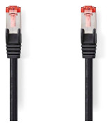 Nedis CCGL85221BK10, 1 m, Cat6, S/FTP (S-STP), RJ-45, RJ-45