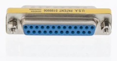 Valueline VLCP52818M seriell adapter Sub-d 25-stift hane - Sub-d 25-stift hona metall