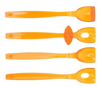 SALALIS Tongue Muscle Trainer Läpp Tongue Muscle Trainer, 4 delar, Tandhygien Large Orange