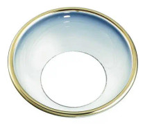 Ljusmanschett med Guldkant 45mm, 6-pack - Nybro