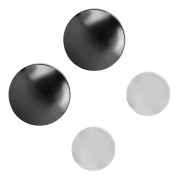 SALALIS Slimming Örhängen Slimming Örhängen Magnetiska örhängen Viktminskning Hygiene Svart + Silver