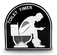 Toalett timglastimer