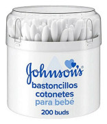 Bomullstops Baby Johnsons (200 st) - Bomullstops för baby från Johnsons, 200 stycken.