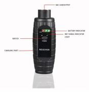 XTUGA U-95 Wireless XLR Transmitter and Receiver UHF Wireless Guitar Transmitter Receiver With Condenser Mic
