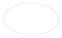 Golvskydd ers�ttningsring 45 cm vit x38x0,5 vit plast